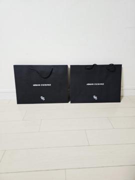 (13) ARMANI EXCHANGE ショップ袋 小2枚21.5×28.5