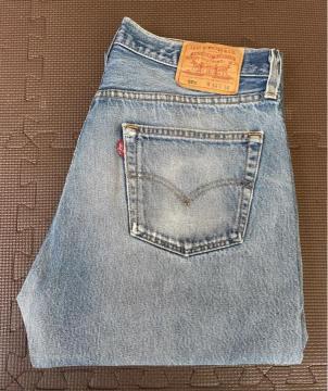 90s USA�� Levis ���[�o�C�X 501 �f�j���p���c �C���f�B�S 34�~34 �� 501xx USA�� ���B���e�[�W