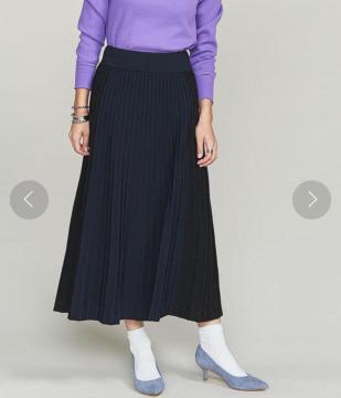 TORRAZZO DONNA���o�C�J���[�j�b�g�v���[�c�X�J�[�g/���i