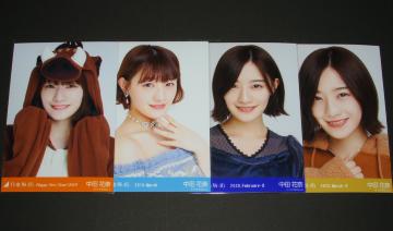 乃木坂46 中田花奈 生写真4枚まとめ売り