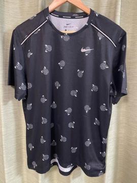 NIKE RUNNING DRI-FIT T�V���c L �u���b�N ���� ���� �i�C�L �����j���O
