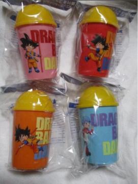 ドラゴンボール DAIMA 蓋付きコップ 全4種セット アサヒ飲料