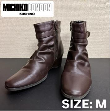 �yMICHIKO LONDON�z���U�[ �V���[�g�u�[�c M�T�C�Y