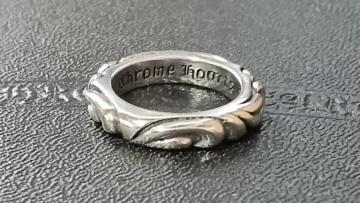 CHROME HEARTS/�N�����n�[�c SBT �X�N���[�� �o���h �����O 20��