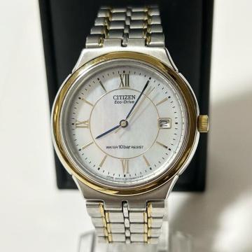 CITIZEN �V�`�Y�� �G�R�h���C�u E110-T003583 �\�[���[ �f�C�g �z���C�g ������ �����Y �r���v �V���o�[