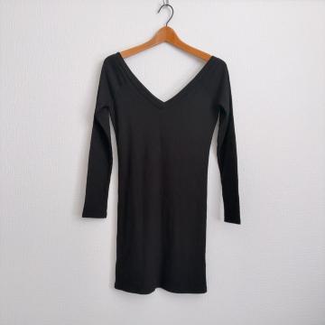 未使用!!◆Duras/デュラス◆シンプルオフショルミニワンピ★ブラックF*ギャルコーデ♪