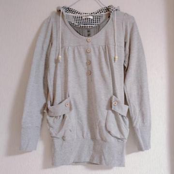 bizazz �p�[�J�[ �O���[ �d�˒��� �u���[�O���X BLUE GRASS �r�U�b�Y