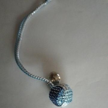 ハンドメイド 黒青銀 新品