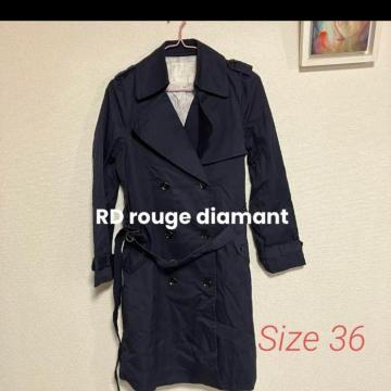 【1円スタート】【rouge diamant / ルージュディアマン】 トレンチコート
