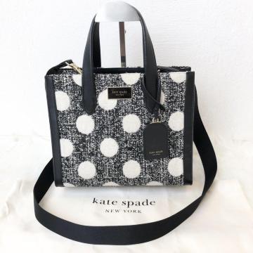 �y���i�z kate spade �P�C�g�X�y�[�h �}���n�b�^�� �h�b�g �c�C�[�h �X���[�� �g�[�g�o�b�O 2way