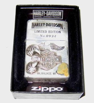 Harley-Davidson �@����Ł@ Zippo���C�^�[�@ No.0934 �@���A�i