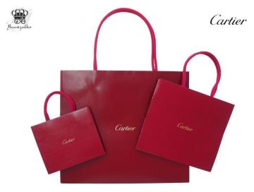 �J���e�B�G ���� �V���b�p�[ �y�[�p�[�o�b�O 3���Z�b�g �T�C�Y�Ⴂ ���b�h Cartier�y���K�i�z