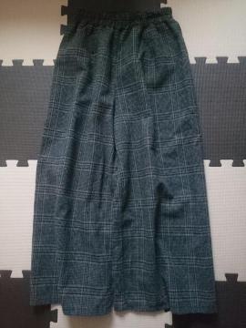 fifth フィフス☆ワイドパンツ★ウール調☆チェック柄★グレー系☆