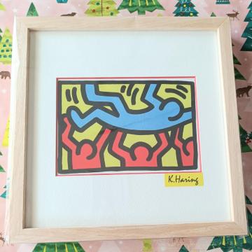 K.Haring�i�L�[�X�E�w�����O�j�f�U�C���̊z����A�[�g�p�l���Ǌ|�������������^�C�v