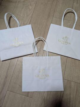 GODIVA �S�f�B�o �V���b�v�� ���� 3���Z�b�g �� �S�[���h���S ��񂰃o�b�O