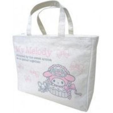 【マイメロディ】可愛い♪買い物.アウトドア.キャンプ 保冷保温ビッグトートバッグ