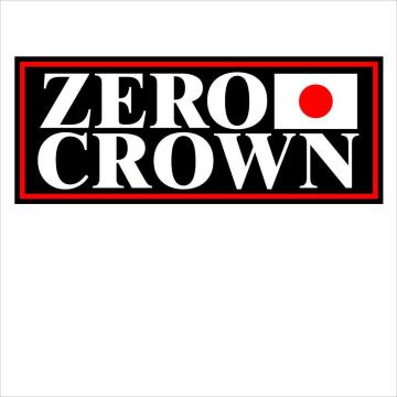 日の丸 ZERO クラウン ステッカー 18センチ