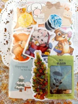 お裾分け☆フレークシール100枚☆12