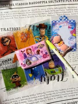 ディズニークリアしおりセット★ペン ヘアゴム カードケース