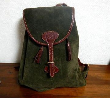 ◆スェード リュック 中古品