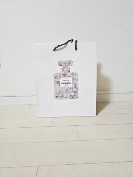 (1) CHANEL ギフト限定香水瓶モチーフ ショップ袋 中1枚28p×23p