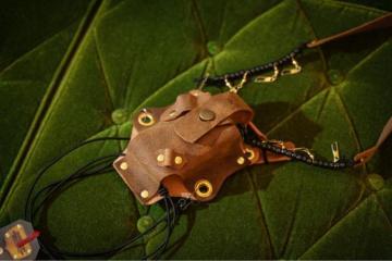 新品ゴーツェンフライフィッシングレザーランヤードサコッシュストラップラニヤード本革釣具ボックスタイプ