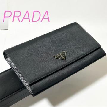 PRADA �v���_ �e�X�[�g �i�C���� �t���b�v �E�H���b�g �����z �O�p���S �u���b�N