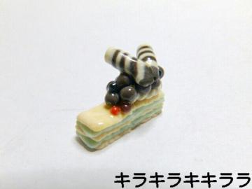 《New》デコ*ケーキ<樹脂粘土>★チョコレート ミルフィーユケーキ