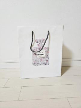 (2) CHANEL ギフト限定香水瓶モチーフ ショップ袋 中1枚 28p×23p