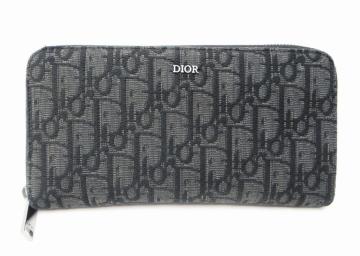 DIOR �f�B�I�[�� �I�u���[�N �W���J�[�h �����O�W�b�v�E�H���b�g ���E���h�t�@�X�i�[�����z �u���b�N�n��USED����������