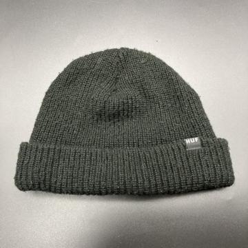 即決 HUF ハフ ニット帽 ブラック