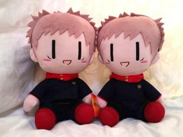 【呪術廻戦】☆虎杖悠仁☆BIGぬいぐるみ☆ゆる顔ver.☆2個セット☆