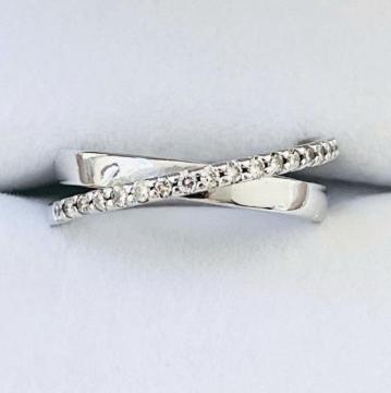 ���@���h�[���R �_�C�������h �����O K18WG 0.16ct 3.1g
