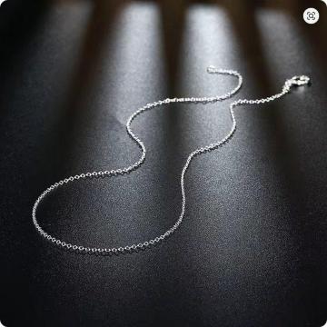 Silver925-plated snake chain necklace 50cm 20inch �אg �V���v�� �A�N�Z�T���[