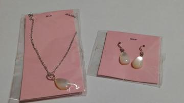 BLOOM シルバーアクセサリー ネックレス ピアス セット