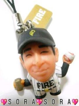 【FIRE コーヒー】星野仙一フィギュア携帯ストラップ