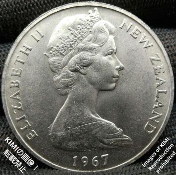 1h ^ jbP d  38.7mm GUxX2 2Ԗڂ̏ё ͂̏ 1967 ELIZABETH II NE
