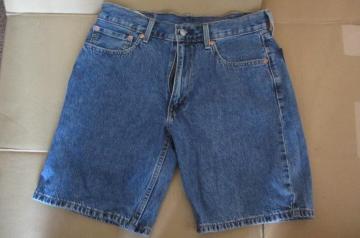 LEVI'S ���[�o�C�X 454 33�C���` W33 L10 �V���[�g�p���c �n�[�t�p���c �Z�p�� �f�j�� �����Y ��ԗǍD