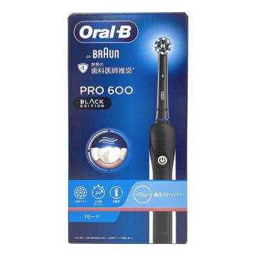 ブラウン BRAUN 電動歯ブラシ Oral-B (オーラルB)プロ600 ブラック D165131UBK ブラック