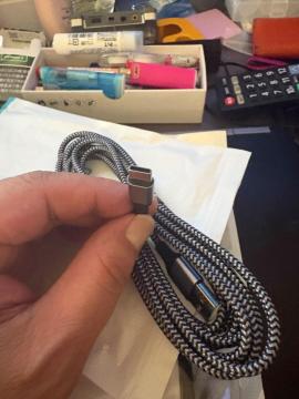 RAVIAD USB Type-C �P�[�u�� ���ϋv �҂ݍ��� �}���[�d �f�[�^�]�� 2�Z�b�g