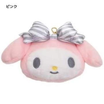 《New》マイメロディ★リール付・ぬいぐるみ風*パスケース(ファスナーポーチ付)