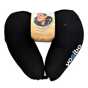 Yogibo Neck Pillow X Logo�i���M�{�[ �l�b�N�s���[ �G�b�N�X ���S�j �u���b�N