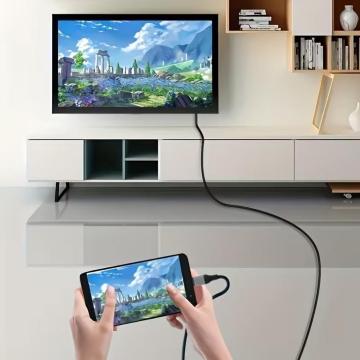 �����X890�~��Type-C�P�[�u���AUSB 3.1�R���o�[�^�[�A�g�ѓd�b��TV/�f�B�X�v�@���C/�v���W�F�N�^�[�ɐڑ��@��