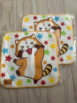 ココス ラスカル ミニタオル ハンカチ 新品 未使用 ラスカルタオル 2枚