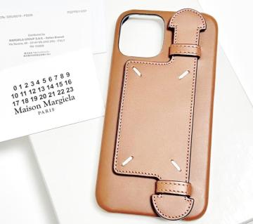 メゾンマルジェラ iPhone12用レザーケース 正規品