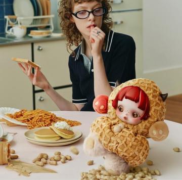 XJp_@SKULLPANDA You Found Me! V[Y ʂ݃y_g@Pranky Peanut