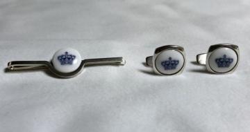 GEORG JENSENジョージジェンセン ヴィンテージ 王冠モチーフカフス ネクタイピン セット