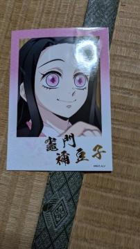 鬼滅の刃竈門禰豆子トレーディング箔押しブロマイド