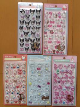 �T�����I�L�����N�^�[ 3D�X�e�b�J�[ 5���Z�b�g