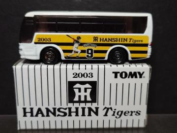 ★2003阪神タイガース優勝記念トミカ★9福本 三菱ふそうエアロクィーン★TOMY★